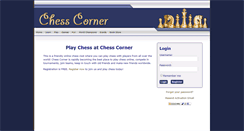 Desktop Screenshot of chesscorner.net